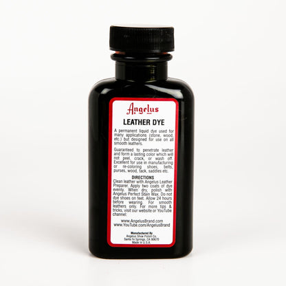 White Smoke Angelus Leather Dye Dark Brown #018 3Oz/88.72Ml Leather Dyes