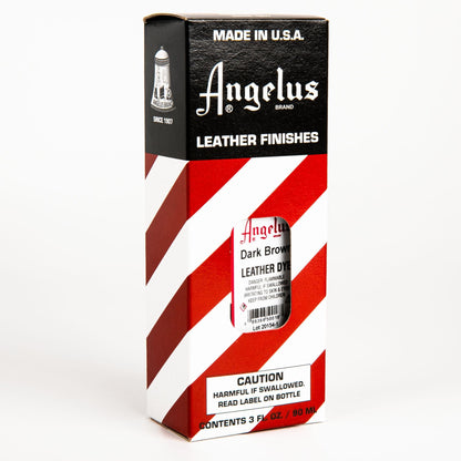 Red Angelus Leather Dye Dark Brown #018 3Oz/88.72Ml Leather Dyes