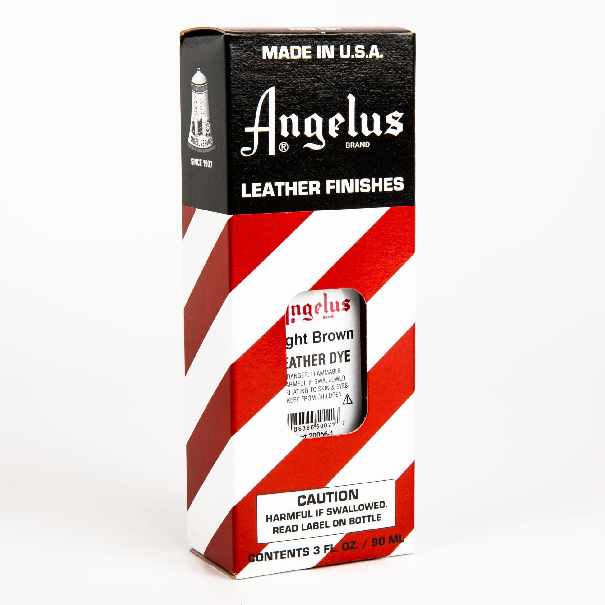 Red Angelus Leather Dye Light Brown #021 3Oz/88.72Ml Leather Dyes