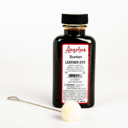 Firebrick Angelus Leather Dye Suntan #028 3Oz/88.72Ml Leather Dyes