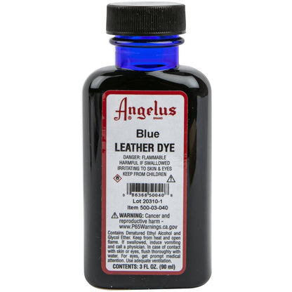 Light Gray Angelus Leather Dye Blue #040 3Oz/88.72Ml Leather Dyes