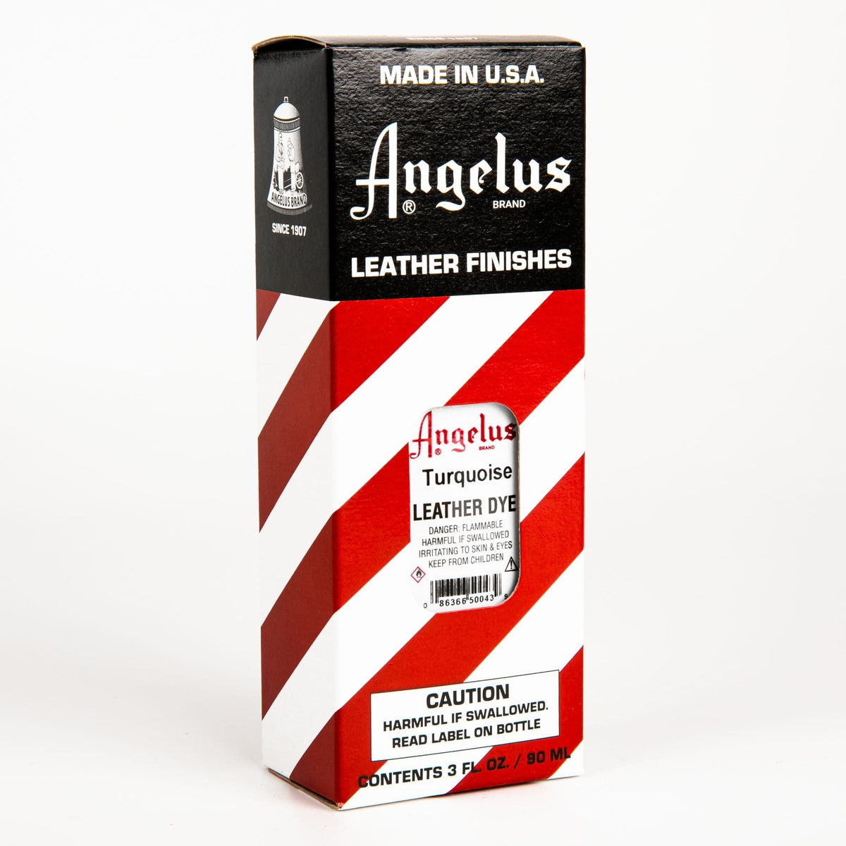 Red Angelus Leather Dye Turquoise #043 3Oz/88.72Ml Leather Dyes