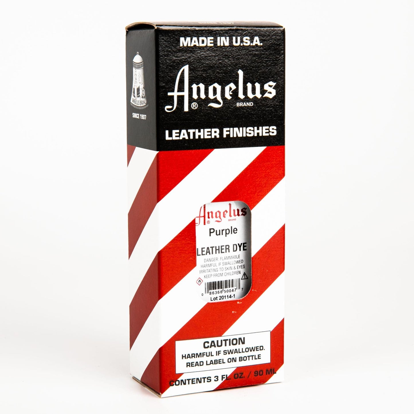 Red Angelus Leather Dye Purple #047 3Oz/88.72Ml Leather Dyes
