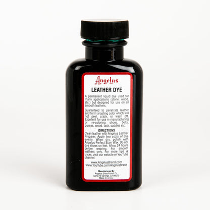 Black Angelus Leather Dye Green #050 3Oz/88.72Ml Leather Dyes