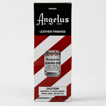 Dark Red Angelus Leather Dye Burgundy #060 3Oz/88.72Ml Leather Dyes