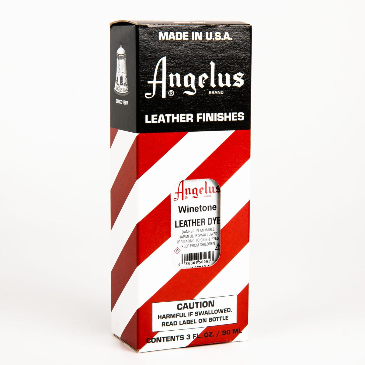 Red Angelus Leather Dye Winetone #065 3Oz/88.72Ml Leather Dyes