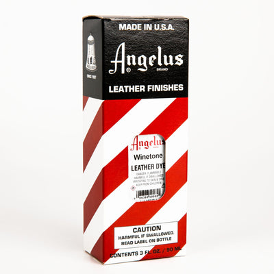 Red Angelus Leather Dye Winetone #065 3Oz/88.72Ml Leather Dyes