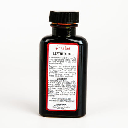 White Smoke Angelus Leather Dye Bismark Brown #091 3Oz/88.72Ml Leather Dyes