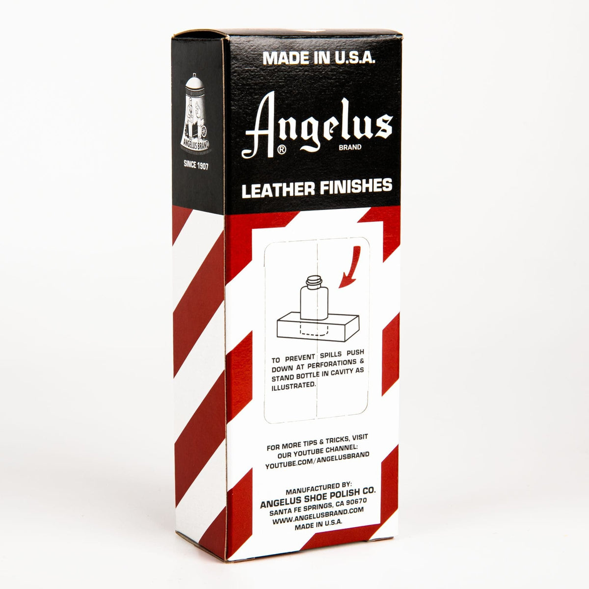 Brown Angelus Leather Dye Light Rose #193 3Oz/88.72Ml Leather Dyes