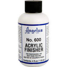 Gray Angelus Acrylic Flexible Clear Finish #600 (4 Oz) 118Ml Leather Paint Mediums