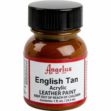 Dark Red Angelus Acrylic Paint English Tan #019 29Ml Use On Leather, Vinyl Or Fabric Leather Paints