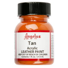 Chocolate Angelus Acrylic Paint Tan #029 29Ml Use On Leather, Vinyl Or Fabric Leather Paints