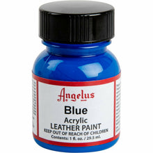 Dark Blue Angelus Acrylic Paint Blue #040 29Ml Use On Leather, Vinyl Or Fabric Leather Paints