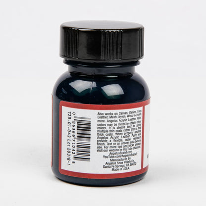 Black Angelus Acrylic Paint Navy Blue #042 29Ml Use On Leather, Vinyl Or Fabric Leather Paints