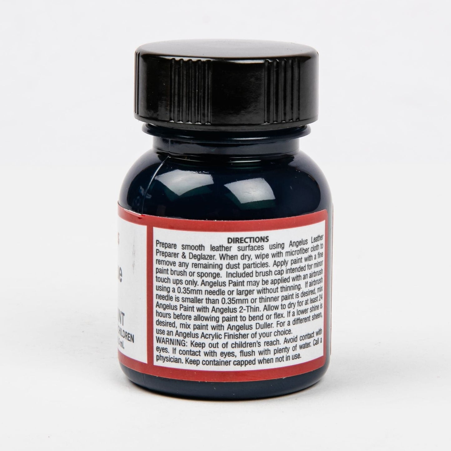 Black Angelus Acrylic Paint Navy Blue #042 29Ml Use On Leather, Vinyl Or Fabric Leather Paints