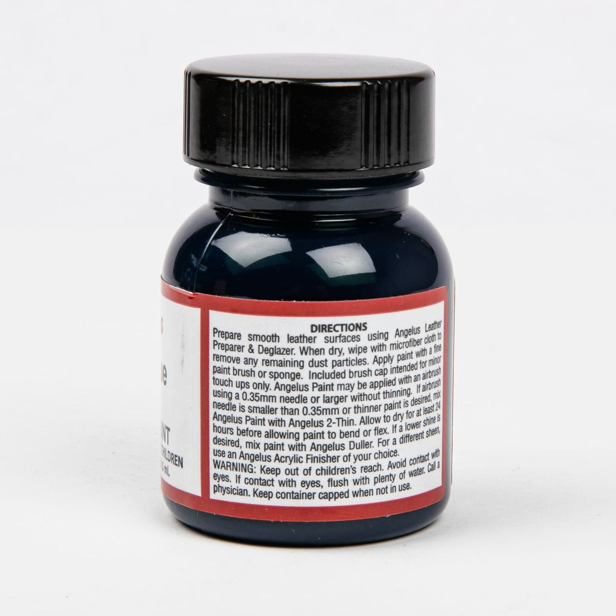 Black Angelus Acrylic Paint Navy Blue #042 29Ml Use On Leather, Vinyl Or Fabric Leather Paints