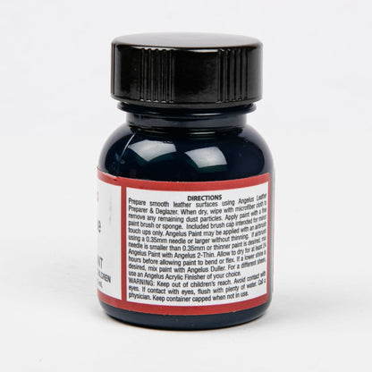 Black Angelus Acrylic Paint Navy Blue #042 29Ml Use On Leather, Vinyl Or Fabric Leather Paints