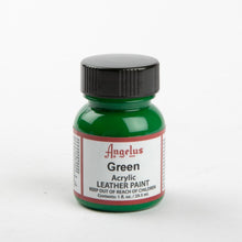 Dark Green Angelus Acrylic Paint Green #050 29Ml Use On Leather, Vinyl Or Fabric Leather Paints