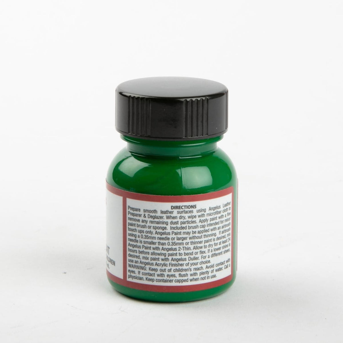 Dark Green Angelus Acrylic Paint Green #050 29Ml Use On Leather, Vinyl Or Fabric Leather Paints