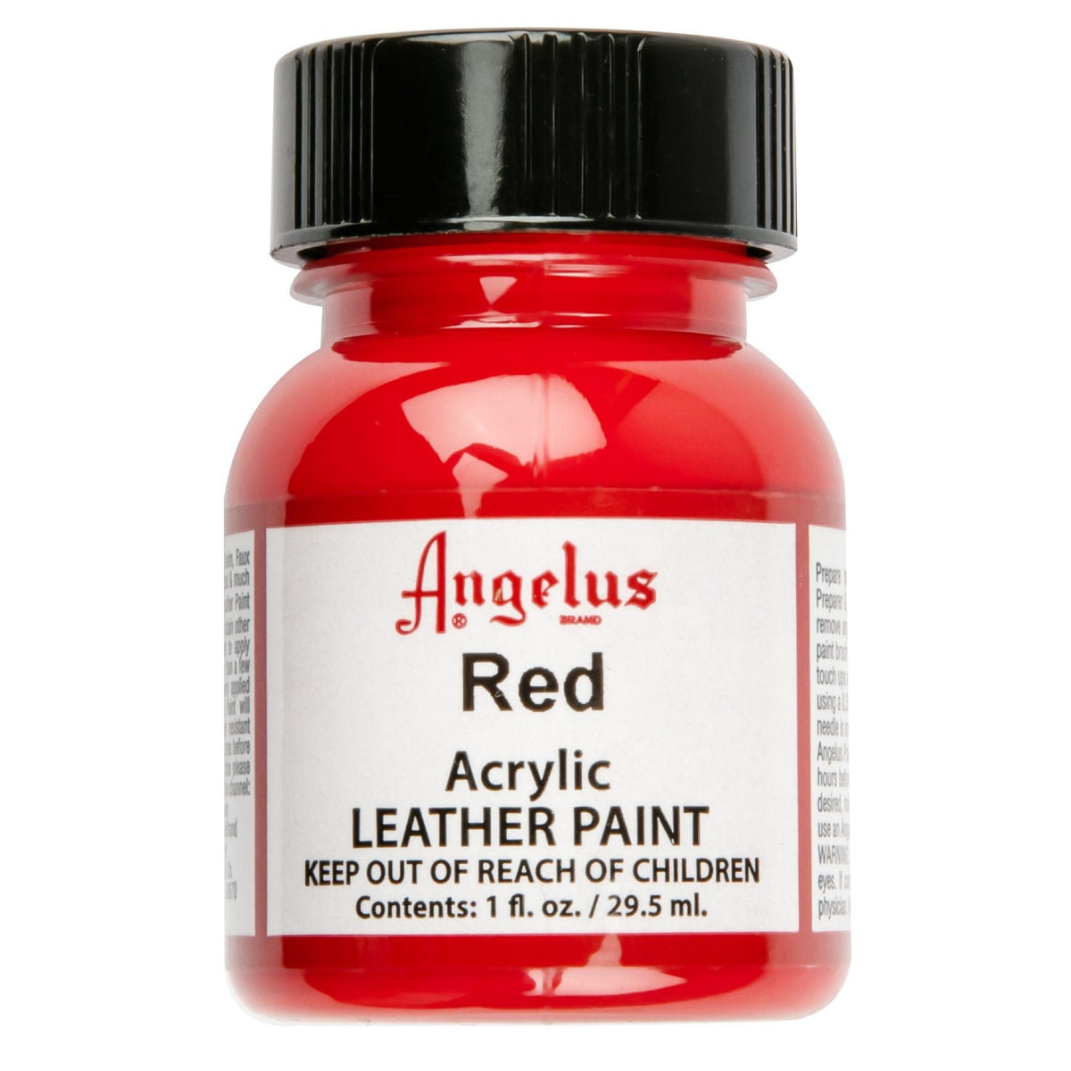 Red Angelus Acrylic Paint Red #064 29Ml Use On Leather, Vinyl Or Fabric Leather Paints