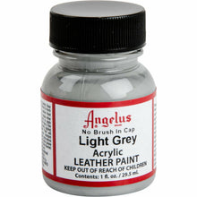 Dark Gray Angelus Acrylic Paint Light Grey #082 29Ml Use On Leather, Vinyl Or Fabric Leather Paints