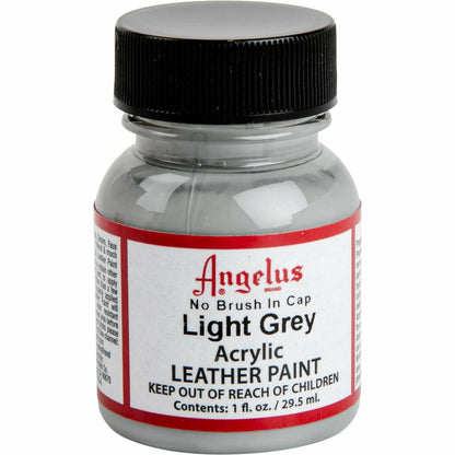 Dark Gray Angelus Acrylic Paint Light Grey #082 29Ml Use On Leather, Vinyl Or Fabric Leather Paints