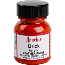 Dark Red Angelus Acrylic Paint Brick #093 29Ml Use On Leather, Vinyl Or Fabric Leather Paints