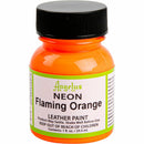 Dark Orange Angelus Neon Acrylic Paint Flaming Orange 29Ml Use On Leather, Vinyl Or Fabric Leather Paints