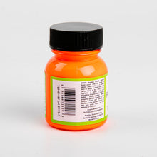 Dark Orange Angelus Neon Acrylic Paint Flaming Orange 29Ml Use On Leather, Vinyl Or Fabric Leather Paints