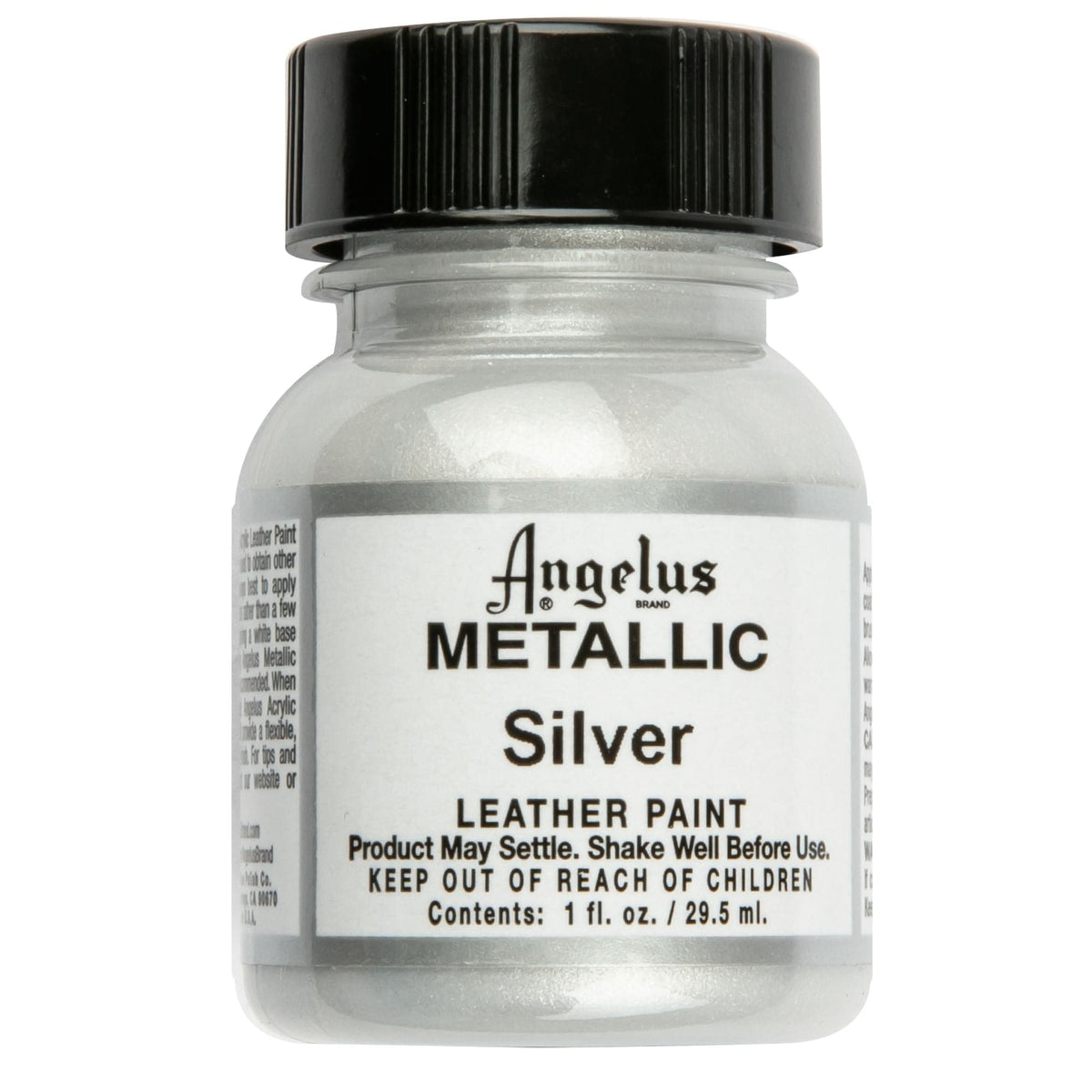 Beige Angelus Acrylic Paint Silver #150 29Ml Use On Leather, Vinyl Or Fabric Leather Paints