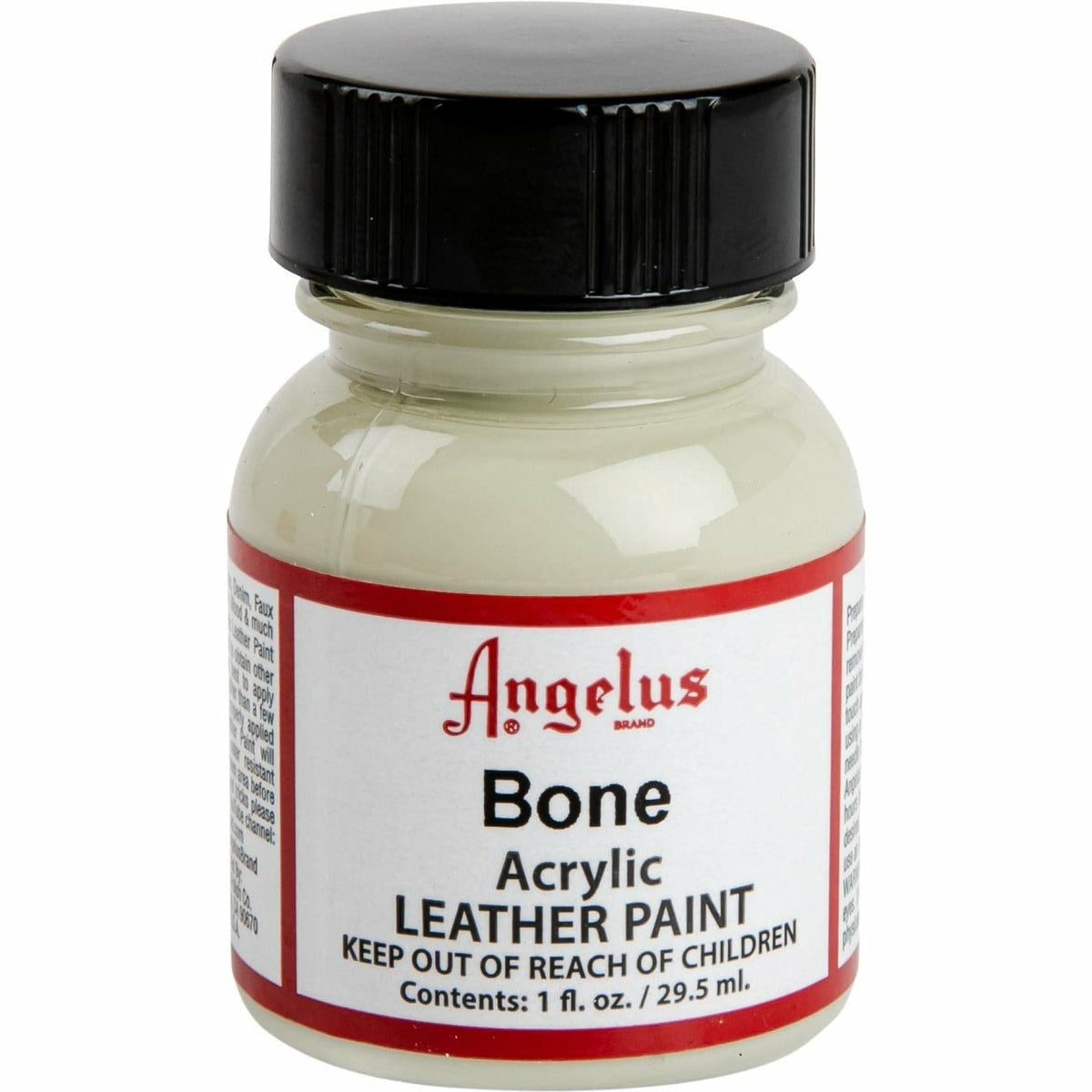 Gray Angelus Acrylic Paint Bone #155 29Ml Use On Leather, Vinyl Or Fabric Leather Paints