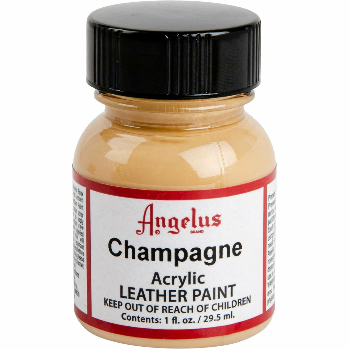 Dark Khaki Angelus Acrylic Paint Champagne #156 29Ml Use On Leather, Vinyl Or Fabric Leather Paints