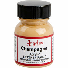 Dark Khaki Angelus Acrylic Paint Champagne #156 29Ml Use On Leather, Vinyl Or Fabric Leather Paints