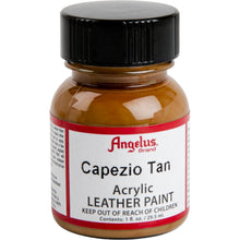 Saddle Brown Angelus Acrylic Paint Capezio Tan #163 29Ml Use On Leather, Vinyl Or Fabric Leather Paints