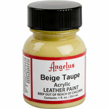 Dark Khaki Angelus Acrylic Paint Beige Taupe #165 29Ml Use On Leather, Vinyl Or Fabric Leather Paints