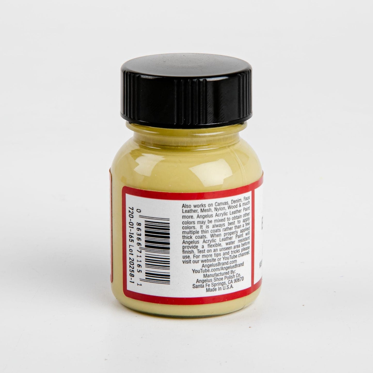 Tan Angelus Acrylic Paint Beige Taupe #165 29Ml Use On Leather, Vinyl Or Fabric Leather Paints