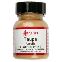 Beige Angelus Acrylic Paint Taupe #167 29Ml Use On Leather, Vinyl Or Fabric Leather Paints