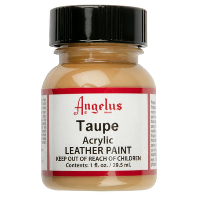 Beige Angelus Acrylic Paint Taupe #167 29Ml Use On Leather, Vinyl Or Fabric Leather Paints
