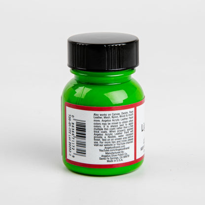 Forest Green Angelus Acrylic Paint Light Green #172 29Ml Use On Leather, Vinyl Or Fabric Leather Paints