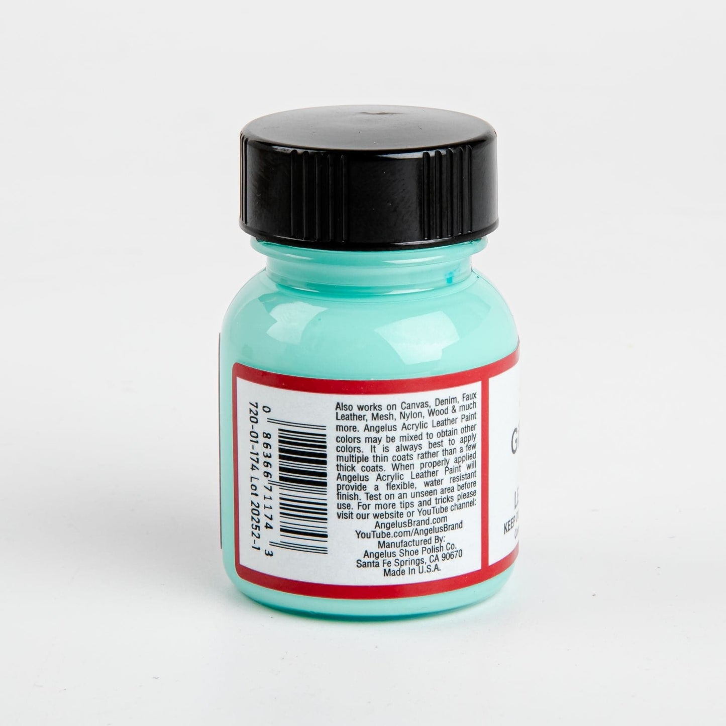 Light Blue Angelus Acrylic Paintgift Box Blue #174 29Ml Use On Leather, Vinyl Or Fabric Leather Paints