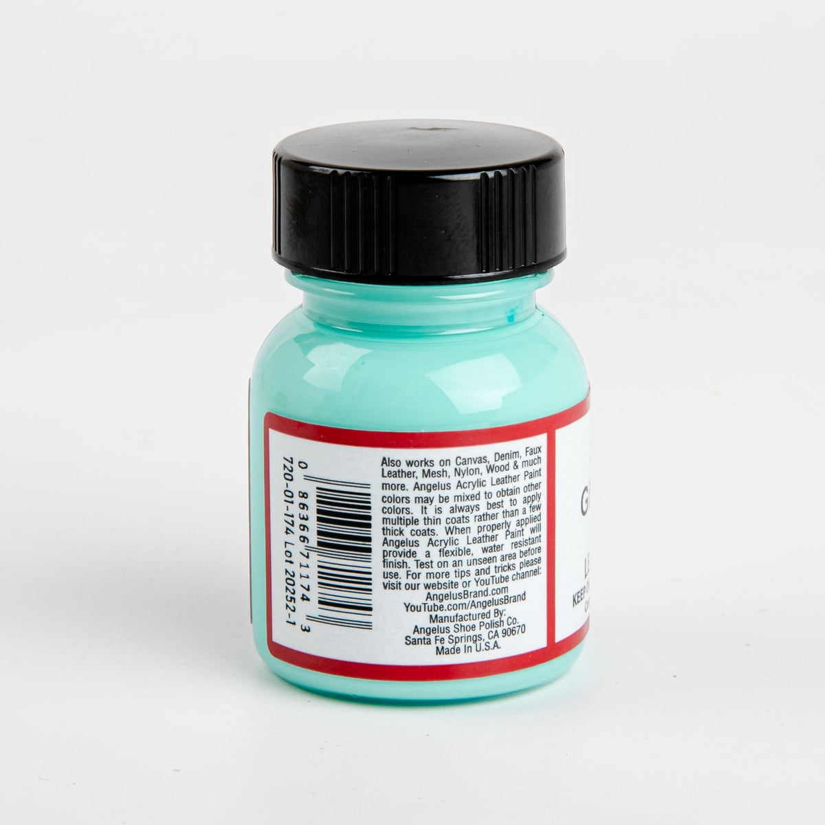 Light Blue Angelus Acrylic Paintgift Box Blue #174 29Ml Use On Leather, Vinyl Or Fabric Leather Paints