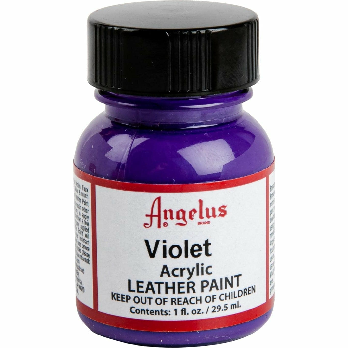 Midnight Blue Angelus Acrylic Paint Violet #178 29Ml Use On Leather, Vinyl Or Fabric Leather Paints