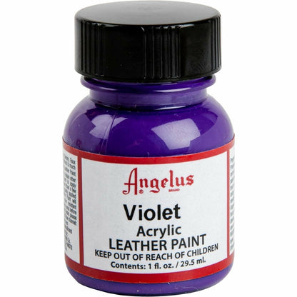Midnight Blue Angelus Acrylic Paint Violet #178 29Ml Use On Leather, Vinyl Or Fabric Leather Paints