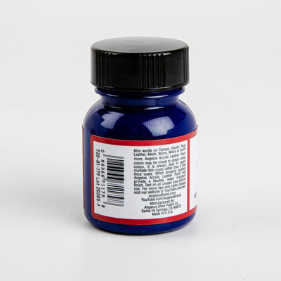 Midnight Blue Angelus Acrylic Paint Dark Blue #179 29Ml Use On Leather, Vinyl Or Fabric Leather Paints