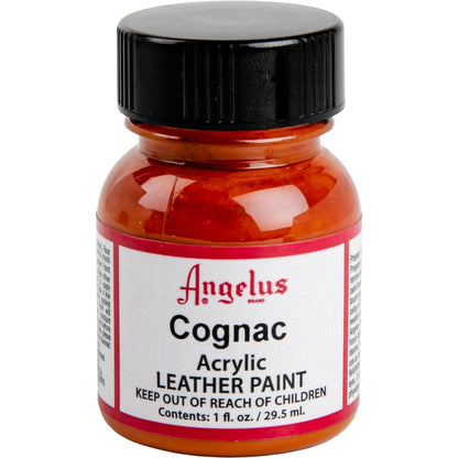 Firebrick Angelus Acrylic Paint Cognac #180 29Ml Use On Leather, Vinyl Or Fabric Leather Paints