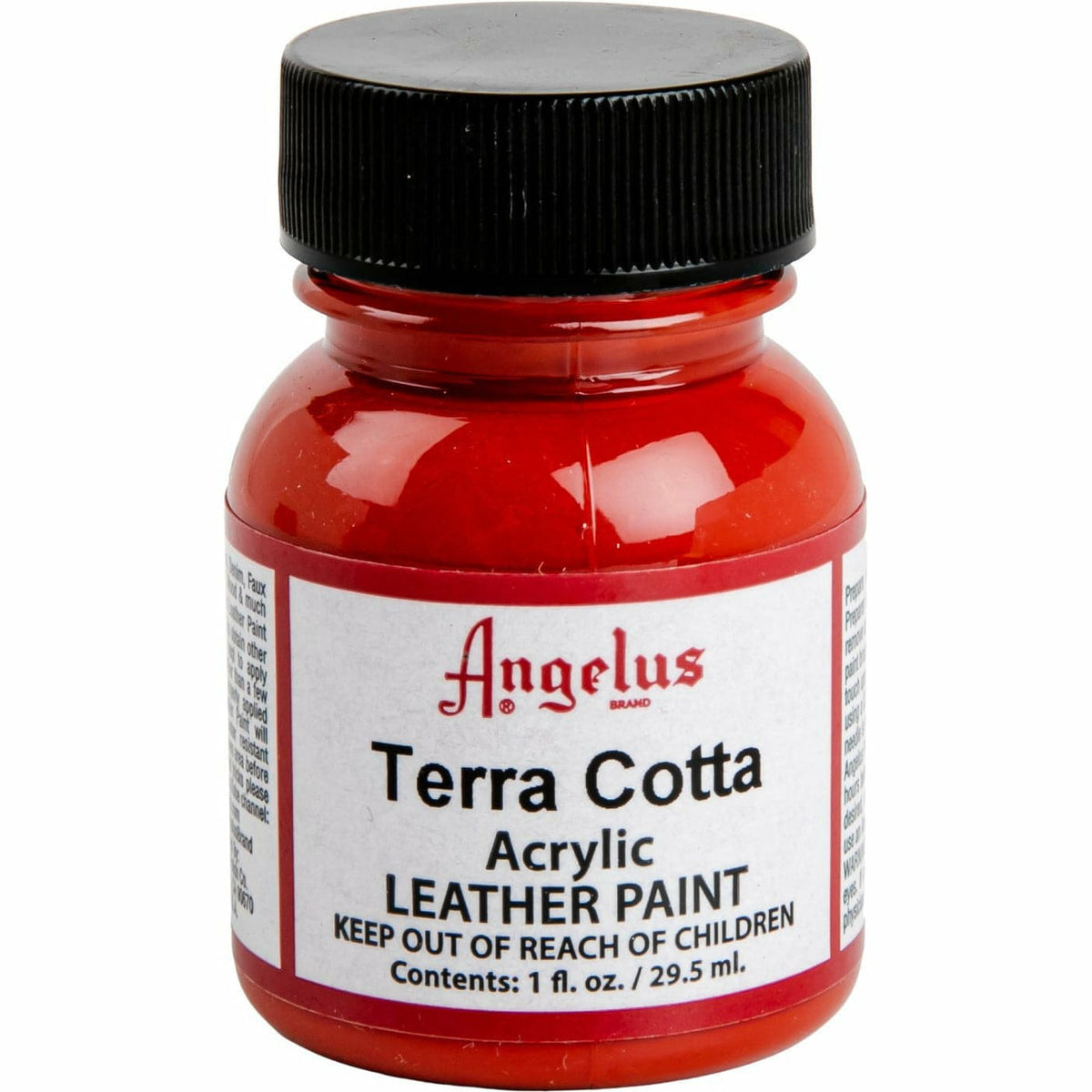 Firebrick Angelus Acrylic Paint Terracotta Red #183 29Ml Use On Leather, Vinyl Or Fabric Leather Paints