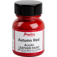 Firebrick Angelus Acrylic Paint Autumn Red #184 29Ml Use On Leather, Vinyl Or Fabric Leather Paints