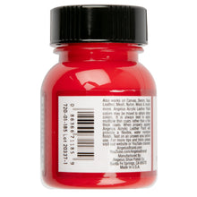 Firebrick Angelus Acrylic Paint Fire Red #185 29Ml Use On Leather, Vinyl Or Fabric Leather Paints