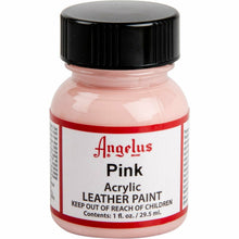 Light Pink Angelus Acrylic Paint Pink #188 29Ml Use On Leather, Vinyl Or Fabric Leather Paints