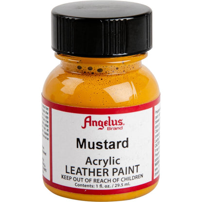 Goldenrod Angelus Acrylic Paint Mustard #196 29Ml Use On Leather, Vinyl Or Fabric Leather Paints